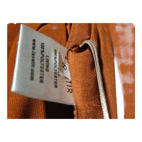 Lavetir Burnt Orange Maxi Dress Size 8 - Picture 8 of 11